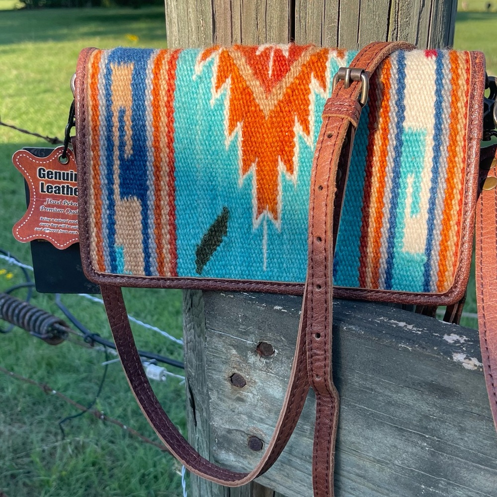 American Darling Multicolor Southwestern Crossbody Bag
